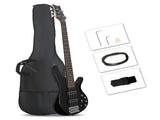 44 Inch GIB 5 String H-H Pickup Laurel Wood Fingerboard Electric Bass Guitar 40685805