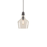 Auburn Bell Shaped Glass Pendant B03597664