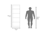 Bookcase Compact Bookshelf with Multiple Shelves B097P296882