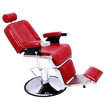 ZUN All Purpose Recline Hydraulic Barber Chair Heavy Duty Salon Spa Beauty Equipment Red 87138551