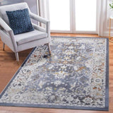 LOOM & LUXE Collection 5X7 Blue/Traditional Non-Shedding Living Room Bedroom Dining Home Office B335P289485