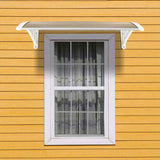 HT-100 x 80 Household Application Door & Window Rain Cover Eaves Brown Board & 28466374