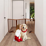 The Wooden Dog Fence Brown 64891025
