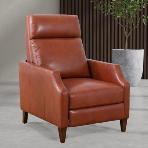 ZUN Biscoe Push Back Recliner - Caramel B050P281020