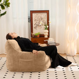 Bean Bag Chair, Comfy Bean Bag Sofa with Back Support, Faux Fur Bean Bag Chair for Adults, Stuffed W2510P279111