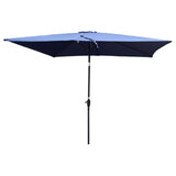 ZUN 6 x 9ft Patio Umbrella Outdoor Waterproof Umbrella with Crank and Push Button Tilt without flap for 89364583