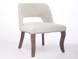 Wooden Dining Chairs Set of 2, Modern Fabric Upholstered Dining Room Chair Kitchen Chairs, Farmhouse 43316187