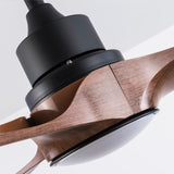 Hot sales 52 Inch Modern Ceiling Fan With 3 Color Dimmable 3 Solide Wood Blades Remote Control W2991P338644