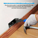 4-Piece Multi-Function Decorative Pull-Off Tool Set for Baseboards, Tiles, and Wood Removal - Blue 55814248
