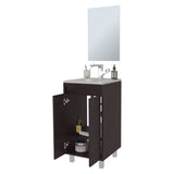 Saratoga Bathroom Cabinet with 2 Doors, White B128P314813