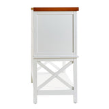 Bar cabinet Console Table with 2-Door Cabinet & 1 Drawers, Coffee Bar, Wine rack,Entryway Table with W3417P316958