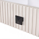 Modern Vanity Desk with Mirror, Adult Makeup Table Set with Stool, Home Office Desk, 2 Large N844P262898A