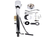 Chrome 30" Steering Column Hot Street Rod Tilt Automatic with Key and Adapter 22319633