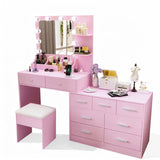 Macaron powder, particleboard with textured melamine finish, 9 drawers, 2 shelves, desktop storage, 40112217