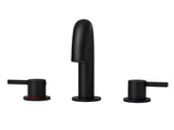 8-Inch Widespread Lavatory Faucet, 2-Handle 3-Hole with 360&deg Spout Vanity and Pop-Up Drain, Matte 72748594