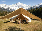 Outdoor Sun Canopy Shelter 4x3m Front Awning for/with Camping Bell Tent 85935254