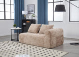 UNITED WE WIN Chenille Loveseat Sofa,Minimalist Modular Couches Sleeper for Living Room Bedroom W1568P255135