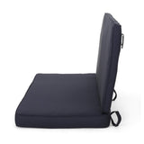 CAROLINA LOVESEAT CUSHION SET, BACK CUSHION AND SEAT CUSHION, NAVY, SET OF 1 N775P270133N