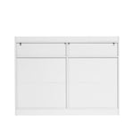 ZUN 6 Drawer Dresser, White Dresser for Bedroom LED Lights, Modern Dressers & Chests of Drawers 26843851