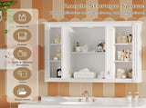 36'' x 28'' Medicine Cabinet, Wall Mounted Bathroom Storage Cabinet, with 1 Adjustable Shelf, 51197720