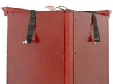 Corner Curio Cabinet Lighted Corner Display, Display Shelf Shelving Bar cabinet with Tempered 48787179