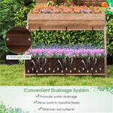 ZUN 44" Wooden elevated garden bed 44187449