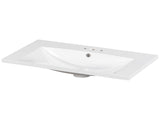 30" Single Bathroom Basin Sink, Vanity Top Only, 3-Faucet Holes, Resin WF316527AAK