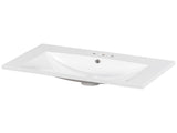 30" Single Bathroom Basin Sink, Vanity Top Only, 3-Faucet Holes, Resin WF316527AAK