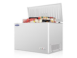 ORIKOOL Chest Freezer 7.0 Cu.ft Solid Top Commercial Deep Chest Freezers with Lockable Stay-Open Lid W2095126140