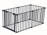 150" Adjustable Safety 6 Panels Play Yard Metal Doorways Fireplace Fence Christmas Tree Fence 98466678
