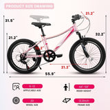 A20261 20 inch Children's Bicycle, Shock Absorbing Front Fork, 21 - Speed, V - brakes, Mountain W2563P294984