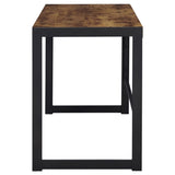 Antique Nutmeg and Gunmetal Writing Desk B062P153651