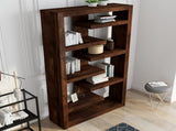 72 inch high 6-shelf Bookcase, No Assembly Required, Whiskey Finish B108P160199
