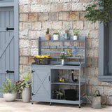 Garden Work BenchOpen Shelf Storage 74065085