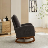 25.4"W Chair for Nursery, High Back Glider Chair with Retractable Footrest, Side Pocket, W3188P282077