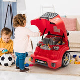 ZUN Large Truck Engine Toy, Kids Mechanic Repair Set, Take Apart Motor Vehicle, Pretend Play Car Service W2181P163455