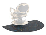 Salon Mat 3'x5' Barber Shop Chair Mat Anti-Fatigue Floor Mat - Rock Pattern Semi Circle Salon mats 34663810