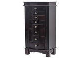 Jewelry Armoire with Mirror, 8 Drawers & 16 Necklace Hooks, 2 Side Swing Doors 06832042