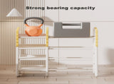 Kids Bookshelf and Toy Storage, 4-Tier Toys W/8 Removable Storage Bins, Kids Toy Storage W3101P313253