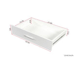 6 Drawer Double Dresser for Bedroom, Wide Storage Cabinet for Living Room Home Entryway, White 91140826