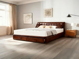 MADE IN US 10" King Size Green Tea Memory Foam Mattress in Box, Fiberglass Free, White W311P371389