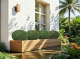 22.4IN Topiary Balls Artificial Outdoor Faux Boxwood Plants Large Green Decorative Spheres for W2945P460786