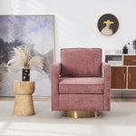 ZUN Swivel Barrel Chair for Living Room,360 Degree Swivel Club Modern Accent Single Sofa Chair, Small W1361134671