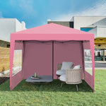 ZUN Outdoor 10x 10Ft Pop Up Gazebo Canopy Tent Removable Sidewall with Zipper,2pcs Sidewall with W419P147522