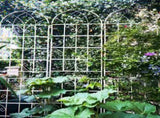 2 Pack Metal Garden Trellis 86.7" x 19.7" Rustproof Trellis for Climbing Plants Outdoor Flower 30907319
