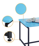 GT 3 Piece Blue Carbon Fiber Wrap Coffee Table and End Table Set B061110722