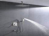 Shower system combo with hand shower, 16 inch shower head and tub spout 75881387