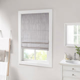 ZUN Basketweave Room Darkening Cordless Roman Shade B035129703