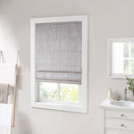 ZUN Basketweave Room Darkening Cordless Roman Shade B035129704