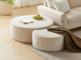 Nesting Coffee Table Set of 2,Upholstered Coffee Tables Set of 2 for Living Room, Modern Foam W834P326382